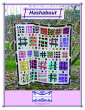 Load image into Gallery viewer, Hashabout - An Urban Folk Quilt Pattern from Blue Nickel Studios - PDF Download