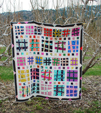 Load image into Gallery viewer, Hashabout - An Urban Folk Quilt Pattern from Blue Nickel Studios - PDF Download