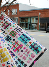 Load image into Gallery viewer, Hashabout - An Urban Folk Quilt Pattern from Blue Nickel Studios - PDF Download