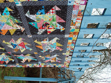 Load image into Gallery viewer, Twister - Second in the Elemental Blue Nickel Quilt Pattern Series - Featuring Wind - PDF Download